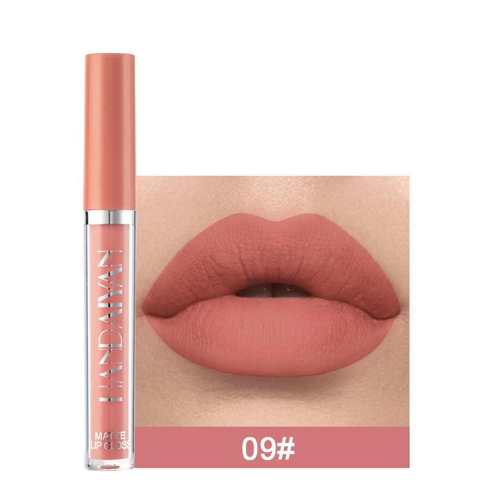 Lip Mud Lazy Lipstick Lip Glaze Authentic Matte Lip Gloss Not Easy To Dip Cup - Image 6