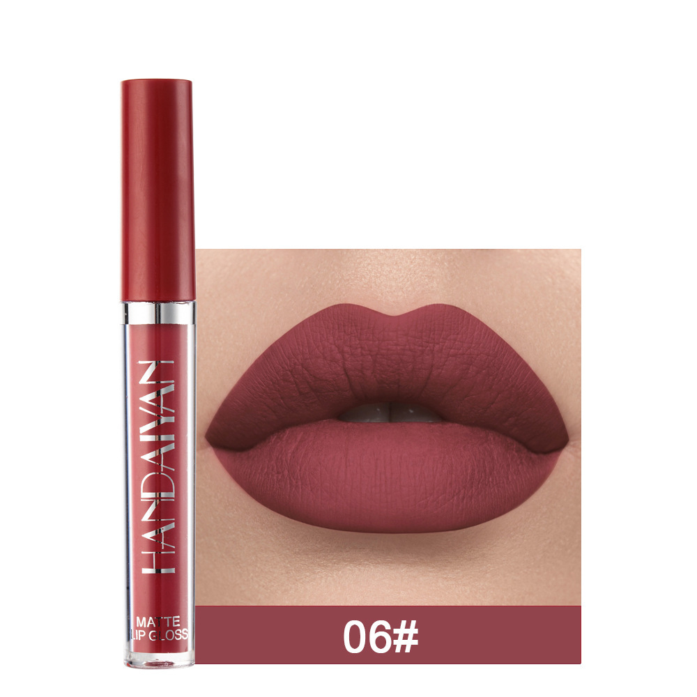 Lip Mud Lazy Lipstick Lip Glaze Authentic Matte Lip Gloss Not Easy To Dip Cup - Image 10