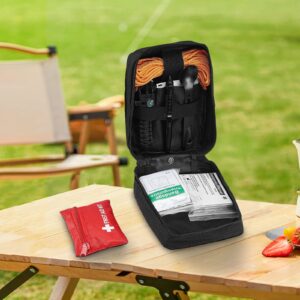 Survival First Aid Kit 250 Pieces Emergency Medical Trauma Bag For Camping Home